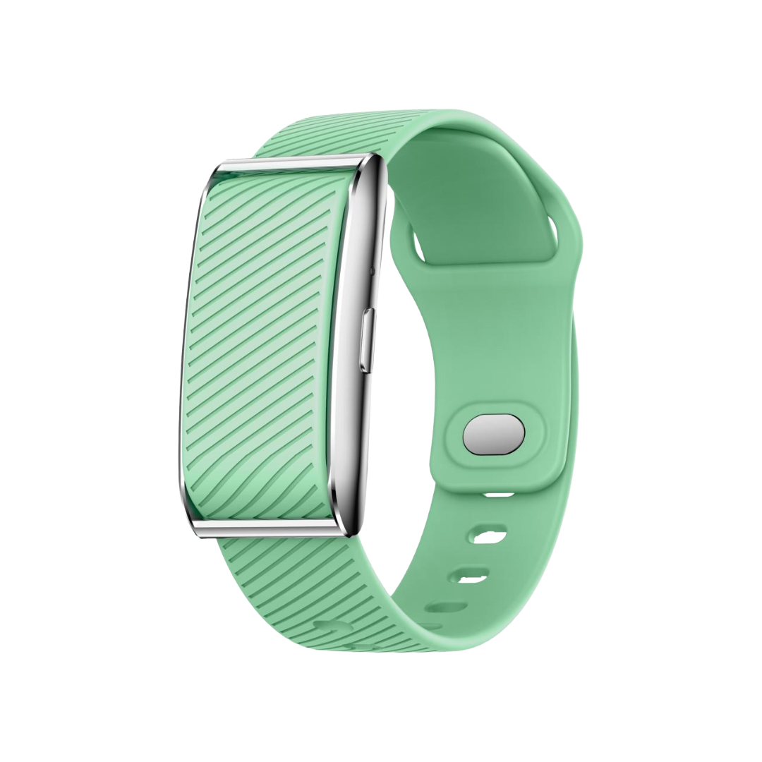 Mother Nature AI VitalIQ wearable device showing continuous health monitoring